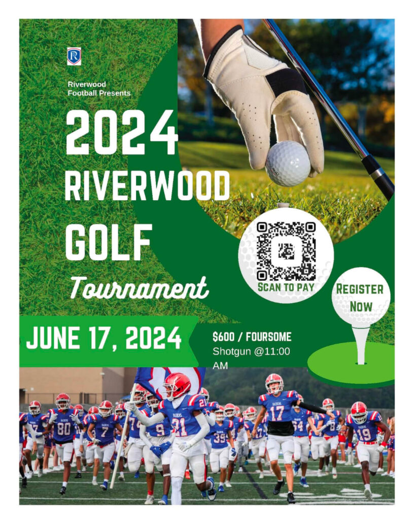 Example flyer for a golf fundraiser, one of the best fundraising ideas for sports teams